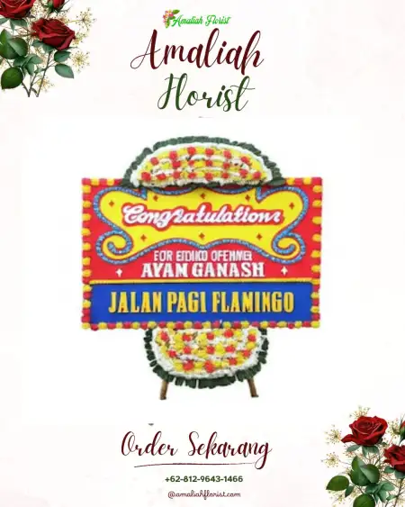 Sewa Papan Bunga Geyer